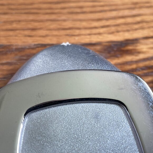 Roger Vivier Silver Leather Ballerina D'orsay with Buckle, EU 40 - Picture 14 of 16